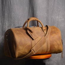 Load image into Gallery viewer, Retro Men&#39;s Hand Luggage Bag European And American Crazy Horse Leather