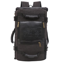 Load image into Gallery viewer, Men Canvas Backpack Huge Travel School Shoulder Computer Backpack Functional Versatile Bags Multifunctional Laptop Bag