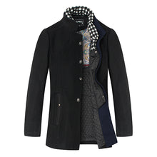 Load image into Gallery viewer, Winter Casual Coat Scarf Detachable Stylish Woolen Overcoat