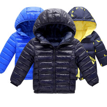 Load image into Gallery viewer, 3-11Yrs NEW Boys&amp;Girls Cotton Winter Fashion Sport Jacket&amp;Outwear,Children Cotton-padded Jacket,Boys Girls Winter Warm Coat