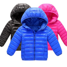 Load image into Gallery viewer, 3-11Yrs NEW Boys&amp;Girls Cotton Winter Fashion Sport Jacket&amp;Outwear,Children Cotton-padded Jacket,Boys Girls Winter Warm Coat