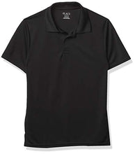 Load image into Gallery viewer, Boys Single Short Sleeve Pique Polo, Nautico, Large
