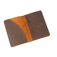 Load image into Gallery viewer, Genuine Leather Passport Wallet