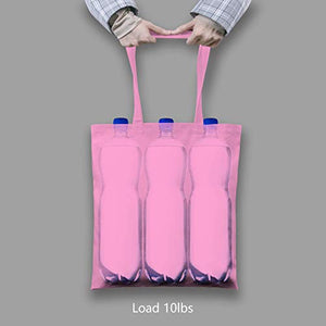 TOPDesign 5 | 12 | 24 | 48 | 192 Pack Economical Cotton Tote Bag, Lightweight Medium Reusable Grocery Shopping Cloth Bags, Suitable for DIY, Advertising, Promotion, Gift, Giveaway, Activity (5-Pack)