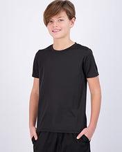 Load image into Gallery viewer, 5 Pack:Boys Mesh Crew T-Shirt Girls Youth Teen Active Wear Athletic Quick Dry fit Dri-Fit Moisture Wicking Performance Basketball Gym Sport Short Sleeve Undershirt Tee Soccer Top -Set 7,Small 6-7