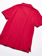 Load image into Gallery viewer, Boys Single Short Sleeve Pique Polo, Nautico, Large