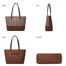 Load image into Gallery viewer, Women Fashion Handbags Tote Bag Shoulder Bag Top Handle Satchel Purse Set 4pcs (Beige)