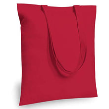 Load image into Gallery viewer, TOPDesign 5 | 12 | 24 | 48 | 192 Pack Economical Cotton Tote Bag, Lightweight Medium Reusable Grocery Shopping Cloth Bags, Suitable for DIY, Advertising, Promotion, Gift, Giveaway, Activity (5-Pack)