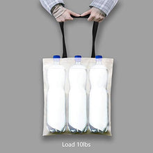 Load image into Gallery viewer, TOPDesign 5 | 12 | 24 | 48 | 192 Pack Economical Cotton Tote Bag, Lightweight Medium Reusable Grocery Shopping Cloth Bags, Suitable for DIY, Advertising, Promotion, Gift, Giveaway, Activity (5-Pack)