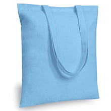 Load image into Gallery viewer, TOPDesign 5 | 12 | 24 | 48 | 192 Pack Economical Cotton Tote Bag, Lightweight Medium Reusable Grocery Shopping Cloth Bags, Suitable for DIY, Advertising, Promotion, Gift, Giveaway, Activity (5-Pack)