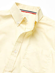 French Toast Boys' Short Sleeve Oxford Dress Shirt (Standard & Husky),