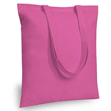 Load image into Gallery viewer, TOPDesign 5 | 12 | 24 | 48 | 192 Pack Economical Cotton Tote Bag, Lightweight Medium Reusable Grocery Shopping Cloth Bags, Suitable for DIY, Advertising, Promotion, Gift, Giveaway, Activity (5-Pack)