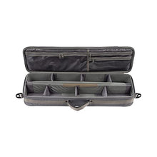 Load image into Gallery viewer, Cottonwood Fly Fishing Rod &amp; Gear Bag Case, Fits 4-Piece, 9.5-Foot Fishing Rods, Heavy-Duty Honeycomb Frame, 1674 CU in / 27 L, Gray/Lime 6379