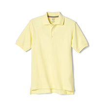 Load image into Gallery viewer, French Toast Boys Short Sleeve Pique Polo Shirt (Standard &amp; Husky), Yellow, 10-12