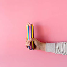 Load image into Gallery viewer, Art 101 Doodle and Color 142 Pc Art Set in a Wood Carrying Case, Includes 24 Premium Colored Pencils, A variety of coloring and painting mediums: crayons, oil pastels, watercolors; Portable Art Studio