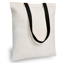 Load image into Gallery viewer, TOPDesign 5 | 12 | 24 | 48 | 192 Pack Economical Cotton Tote Bag, Lightweight Medium Reusable Grocery Shopping Cloth Bags, Suitable for DIY, Advertising, Promotion, Gift, Giveaway, Activity (5-Pack)
