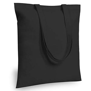 TOPDesign 5 | 12 | 24 | 48 | 192 Pack Economical Cotton Tote Bag, Lightweight Medium Reusable Grocery Shopping Cloth Bags, Suitable for DIY, Advertising, Promotion, Gift, Giveaway, Activity (5-Pack)