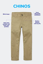 Load image into Gallery viewer, Boys Stretch Skinny Chino Pants Jeans, Black Single,