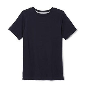 French Toast boys Short Sleeve Crewneck Tee T Shirt, Black,