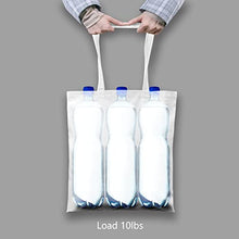 Load image into Gallery viewer, TOPDesign 5 | 12 | 24 | 48 | 192 Pack Economical Cotton Tote Bag, Lightweight Medium Reusable Grocery Shopping Cloth Bags, Suitable for DIY, Advertising, Promotion, Gift, Giveaway, Activity (5-Pack)