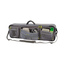 Load image into Gallery viewer, Cottonwood Fly Fishing Rod &amp; Gear Bag Case, Fits 4-Piece, 9.5-Foot Fishing Rods, Heavy-Duty Honeycomb Frame, 1674 CU in / 27 L, Gray/Lime 6379