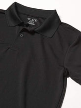 Load image into Gallery viewer, Boys Single Short Sleeve Pique Polo, Nautico, Large