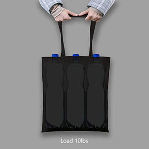TOPDesign 5 | 12 | 24 | 48 | 192 Pack Economical Cotton Tote Bag, Lightweight Medium Reusable Grocery Shopping Cloth Bags, Suitable for DIY, Advertising, Promotion, Gift, Giveaway, Activity (5-Pack)