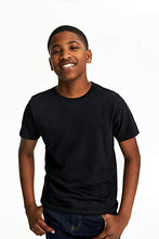 Load image into Gallery viewer, French Toast boys Short Sleeve Crewneck Tee T Shirt, Black,