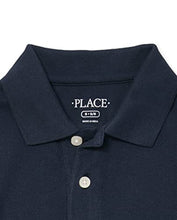 Load image into Gallery viewer, Boys Single Short Sleeve Pique Polo, Nautico, Large