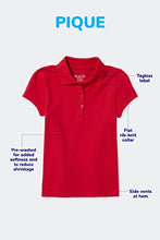 Load image into Gallery viewer, Boys Single Short Sleeve Pique Polo, Nautico, Large