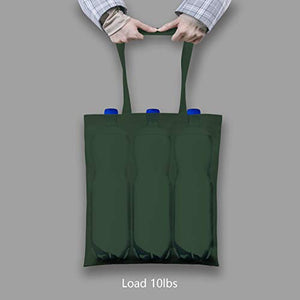 TOPDesign 5 | 12 | 24 | 48 | 192 Pack Economical Cotton Tote Bag, Lightweight Medium Reusable Grocery Shopping Cloth Bags, Suitable for DIY, Advertising, Promotion, Gift, Giveaway, Activity (5-Pack)