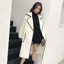 Load image into Gallery viewer, British lady&#39;s small fragrance loose woolen coat