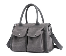 Load image into Gallery viewer, Canvas Women Bags for Women 2021 Doctor Bag Ladies Hand Bags Handbag Designer Totes Casual Canvas Crossbody Bag Shoulder Hobo