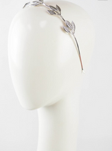 Load image into Gallery viewer, Silver Boho Leaf Headband