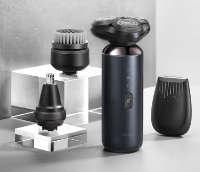 Men's electric shaver black gray