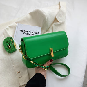 2022 Hit Summer Small PU Leather Crossbody Sling Bags Women's Designer Handbag Luxury Brand Underarm Shoulder Side Bag Ladies