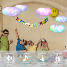 Load image into Gallery viewer, USB Cloud Light APP Control Music Synchronization 3D RGBIC Ambient Light Lightning Simulation Clouds Bedroom Room Light