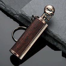 Load image into Gallery viewer, Creative Metal Keychain Lighter Wild Fire Ten Thousand Times Use Kerosene Lighters Gifts For Men