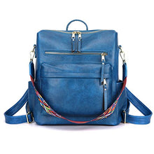 Load image into Gallery viewer, Women&#39;s Fashion Backpack Purses Multipurpose Design Convertible Satchel Handbags and Shoulder Bag PU Leather Travel bag
