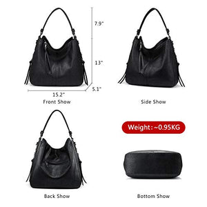 Handbags for Women Large Designer Ladies Hobo bag Bucket Purse Faux Leather