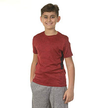 Load image into Gallery viewer, 5 Pack: Boys Girls Active Athletic Quick Dry Dri Fit Short Sleeve T-Shirt Crew Neck Tops Teen Gym Undershirts Tees Youth Basketball Clothes Moisture Wicking Performance-Set 11,Medium (8-10)