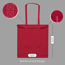 Load image into Gallery viewer, TOPDesign 5 | 12 | 24 | 48 | 192 Pack Economical Cotton Tote Bag, Lightweight Medium Reusable Grocery Shopping Cloth Bags, Suitable for DIY, Advertising, Promotion, Gift, Giveaway, Activity (5-Pack)