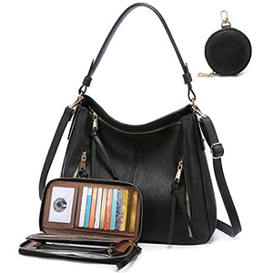 Handbags for Women Large Designer Ladies Hobo bag Bucket Purse Faux Leather