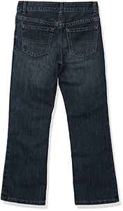 Boys Basic Bootcut Jeans, Dk Juptier,