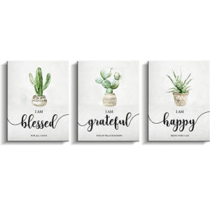 Kas Home Motivational Wall Art This Is Us Canvas Wall Decorations Family Saying Quotes Painting Artwork Sign Decor for Living Room Bedroom Kitchen Office (12 X 15 inch, Yellow - Flower)