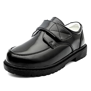 Boys Dress Shoes Wedding Party Heel Oxfords School Black Shoes (Toddler/Little Kid/Big Kid)