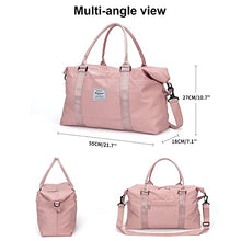 Load image into Gallery viewer, Travel Duffel Bag, Sports Tote Gym Bag, Shoulder Weekender Overnight Bag for Women