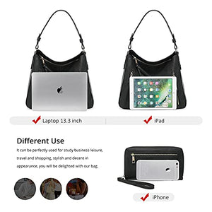Handbags for Women Large Designer Ladies Hobo bag Bucket Purse Faux Leather