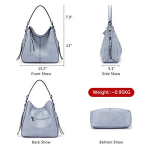 Handbags for Women Large Designer Ladies Hobo bag Bucket Purse Faux Leather