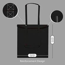 Load image into Gallery viewer, TOPDesign 5 | 12 | 24 | 48 | 192 Pack Economical Cotton Tote Bag, Lightweight Medium Reusable Grocery Shopping Cloth Bags, Suitable for DIY, Advertising, Promotion, Gift, Giveaway, Activity (5-Pack)